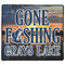 Gone Fishing XXL Gaming Mouse Pads - 24" x 14" - FRONT