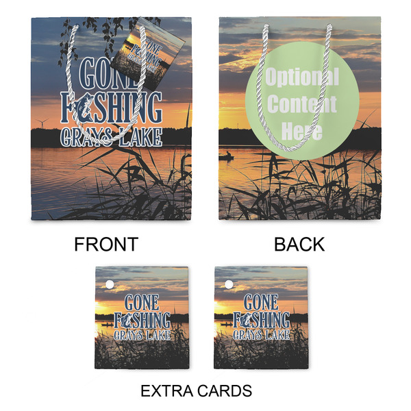 Gone Fishing Medium Gift Bag - Approval