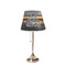 Gone Fishing Poly Film Empire Lampshade - On Stand