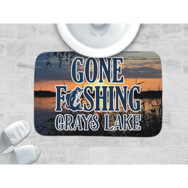 Gone Fishing Memory Foam Bath Mat - LIFESTYLE 34x21