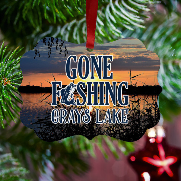 Gone Fishing Metal Benilux Ornament - Lifestyle