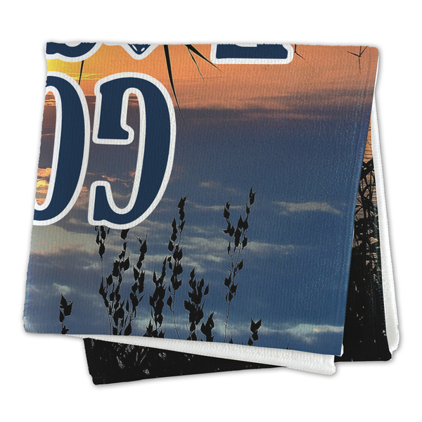 Gone Fishing Microfiber Dish Rag - FOLDED (square)