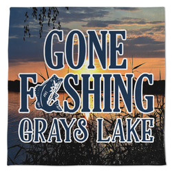 Gone Fishing Microfiber Dish Towel (Personalized)