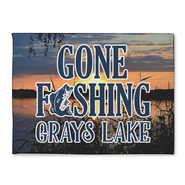 Custom Gone Fishing Microfiber Screen Cleaner (Personalized)