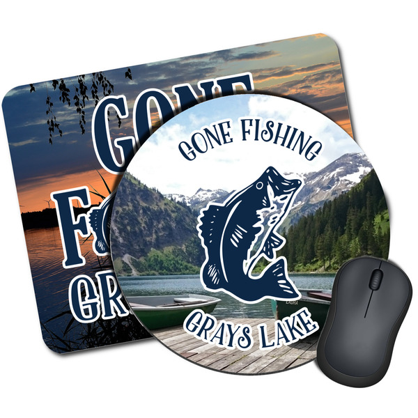 Custom Gone Fishing Mouse Pad (Personalized)