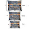 Gone Fishing Outdoor Dog Beds - SIZE CHART