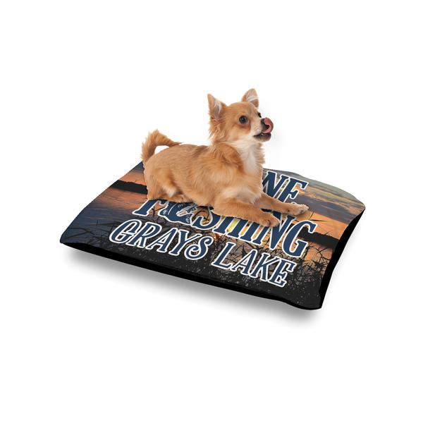 Gone Fishing Outdoor Dog Beds - Small - IN CONTEXT