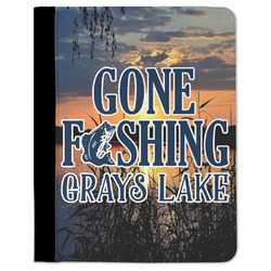 Gone Fishing Padfolio Clipboard - Large (Personalized)