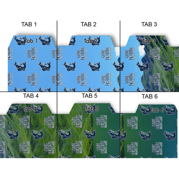 Gone Fishing Page Dividers - Set of 6 - Approval