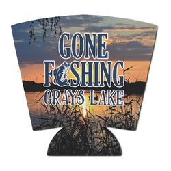 Gone Fishing Party Cup Sleeve - with Bottom (Personalized)