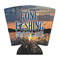 Gone Fishing Party Cup Sleeves - with bottom - FRONT