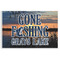 Gone Fishing Disposable Paper Placemat - Front View