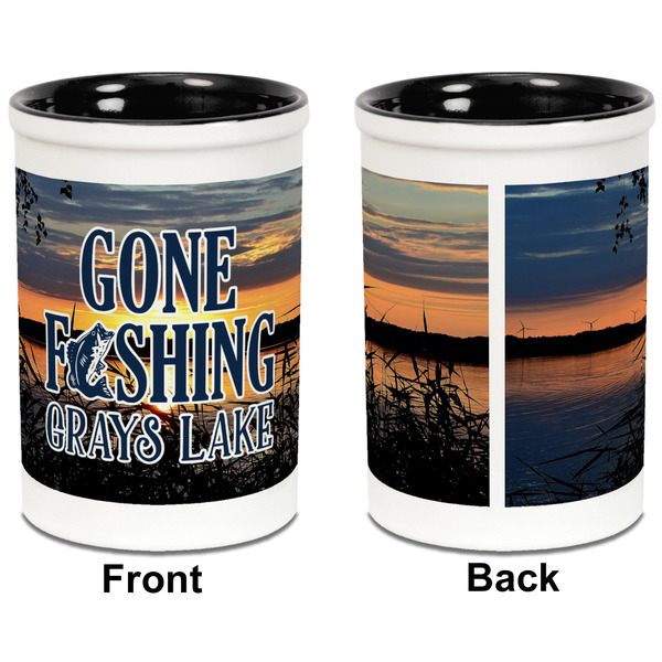 Gone Fishing Pencil Holder - Black - approval