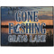 Gone Fishing Personalized Door Mat - 24x18 (APPROVAL)