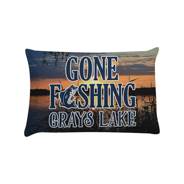 Custom Gone Fishing Pillow Case - Standard (Personalized)