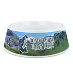 Gone Fishing Plastic Dog Bowl - Medium (Personalized)