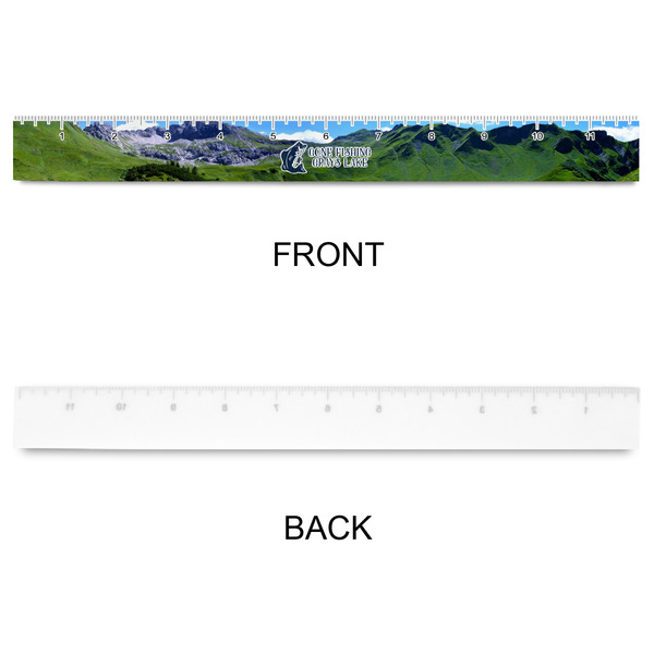 Gone Fishing Plastic Ruler - 12" - APPROVAL