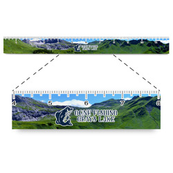 Gone Fishing Plastic Ruler - 12" (Personalized)
