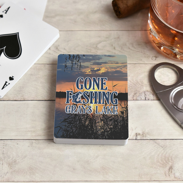 Gone Fishing Playing Cards - In Context