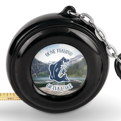Gone Fishing Pocket Tape Measure - 6 Ft w/ Carabiner Clip (Personalized)