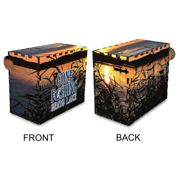 Gone Fishing Recipe Box - Full Color - Approval