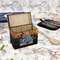 Gone Fishing Recipe Box - Full Color - In Context