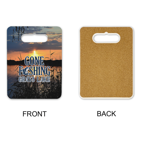 Gone Fishing Rectangle Trivet with Handle - APPROVAL