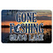 Gone Fishing Rectangular Fridge Magnet - FRONT