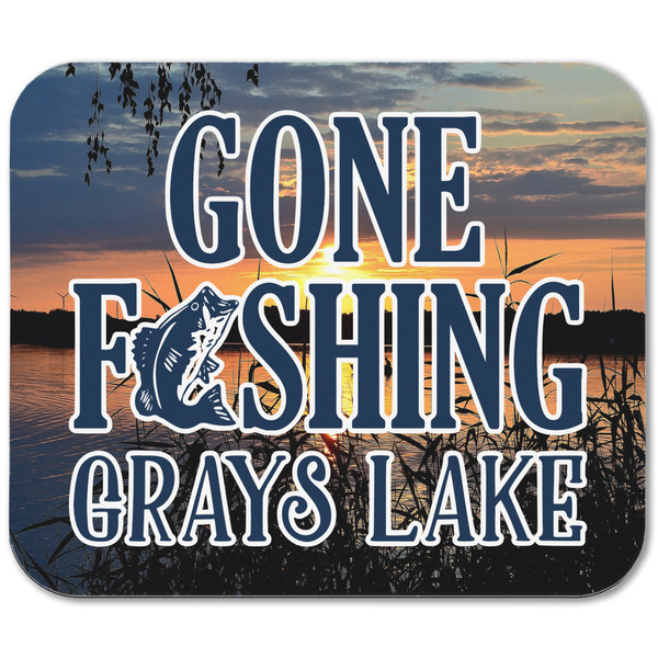 Gone Fishing Rectangular Mouse Pad - APPROVAL