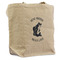 Gone Fishing Reusable Cotton Grocery Bag - Front View