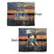 Gone Fishing Security Blanket - Front & Back View