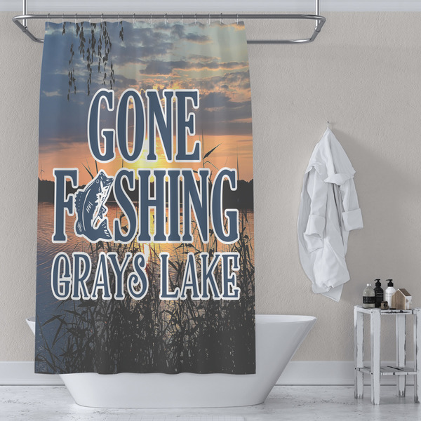 Gone Fishing Shower Curtain Lifestyle