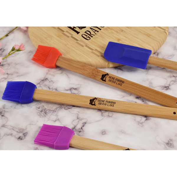 Gone Fishing Silicone Brush - Blue - Lifestyle