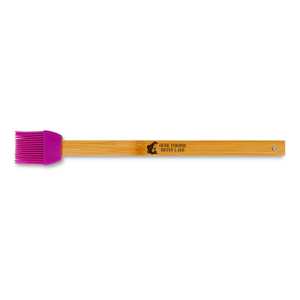 Custom Gone Fishing Silicone Brush - Purple (Personalized)