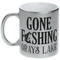 Gone Fishing Silver Mug - Main