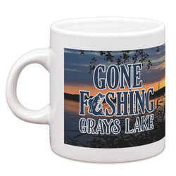 Gone Fishing Espresso Cup (Personalized)
