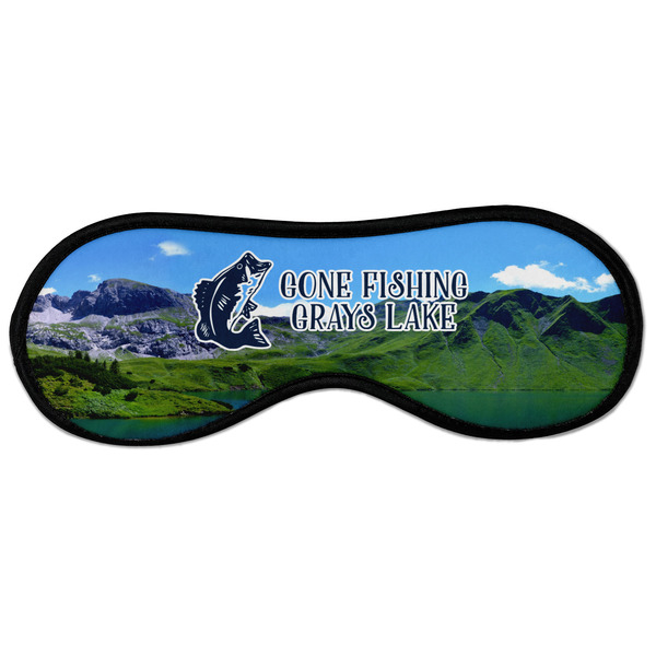 Custom Gone Fishing Sleeping Eye Masks - Large (Personalized)