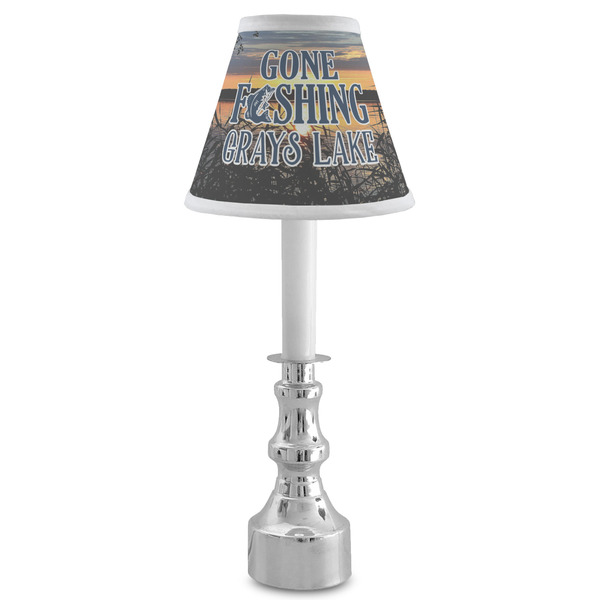 Gone Fishing Small Chandelier Lamp - LIFESTYLE (on candle stick)