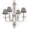 Gone Fishing Small Chandelier Shade - LIFESTYLE (on chandelier)