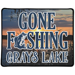 Gone Fishing Large Gaming Mouse Pad - 12.5" x 10" (Personalized)