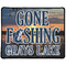 Gone Fishing Large Gaming Mouse Pad - 12.5" x 10" (Personalized)