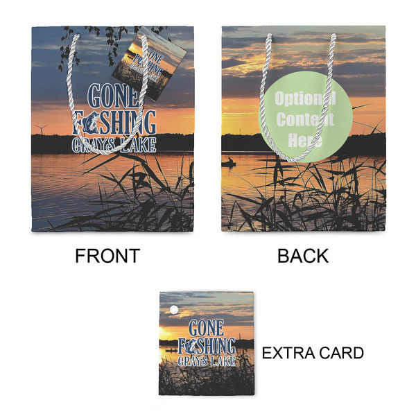 Gone Fishing Small Gift Bag - Approval