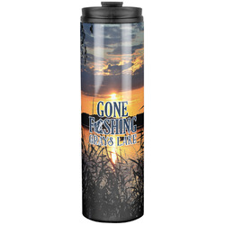Gone Fishing Stainless Steel Skinny Tumbler - 20 oz (Personalized)