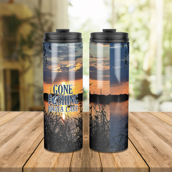 Gone Fishing Stainless Steel Tumbler - Lifestyle