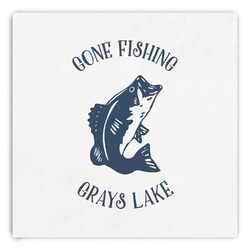 Gone Fishing Paper Dinner Napkins (Personalized)
