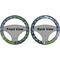 Gone Fishing Steering Wheel Cover- Front and Back