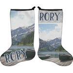 Gone Fishing Holiday Stocking - Double-Sided - Neoprene (Personalized)
