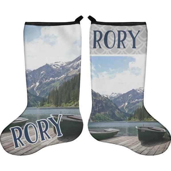 Gone Fishing Stocking - Double-Sided - Approval