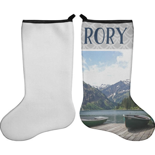 Gone Fishing Stocking - Single-Sided - Approval