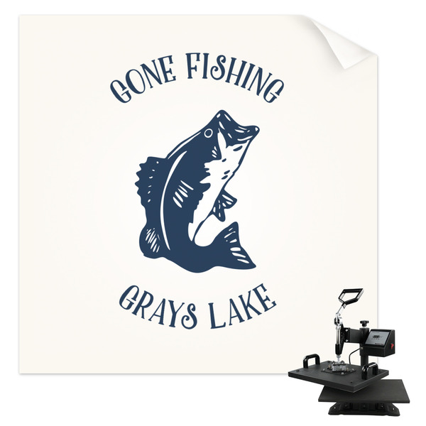 Custom Gone Fishing Sublimation Transfer (Personalized)